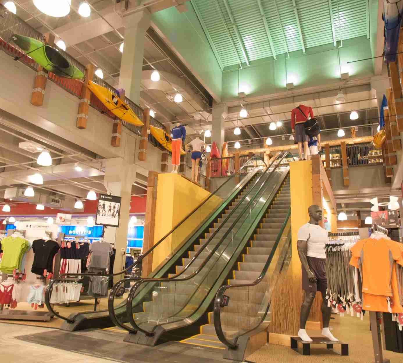 Tindall Corporation Mixed Use Precast Concrete Dicks Sporting Goods Interior Virginia Beach Virginia
