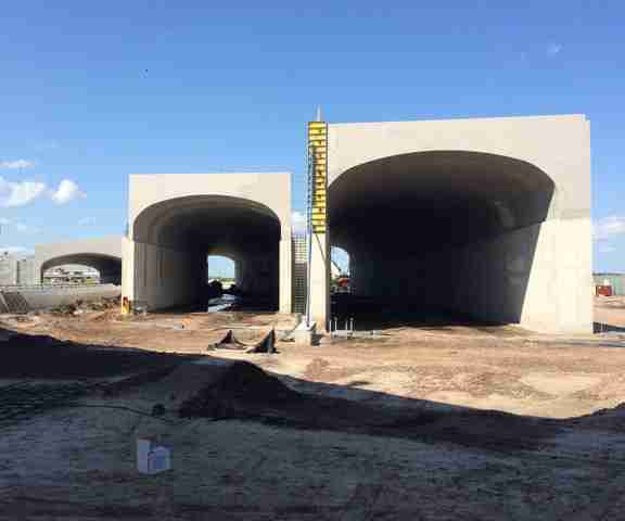 Tindall Corporation Heavy Civil Precast Orlando International Airport Tunnels Florida