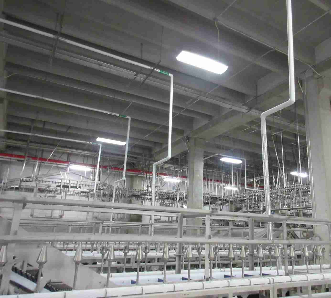 Tindall Corporation Wall Panel System Precast Concrete Sanderson Farms Plant Interior Palestine Texas