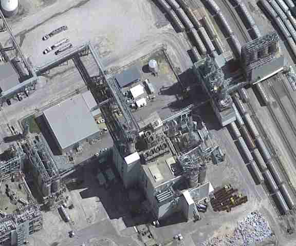 Tindall Corporation Industrial Precast Concrete Voridian Chemical Plant Aerial Columbia South Carolina