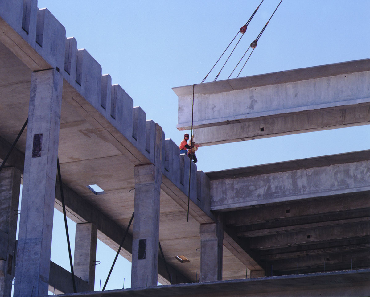 Tindall Corporation Industrial Precast Concrete White Oak Semiconductor Span Bay Construction Sandston Virginia