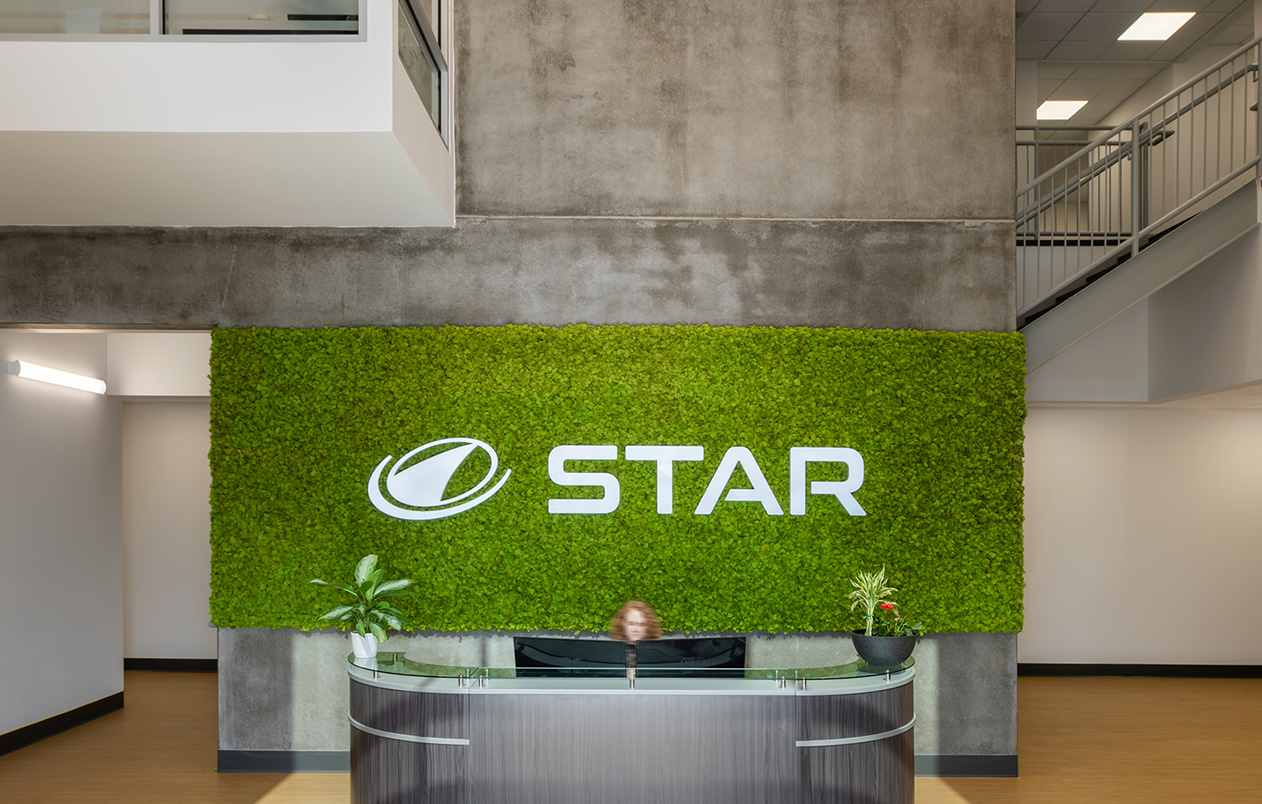 STAR EV interior front desk