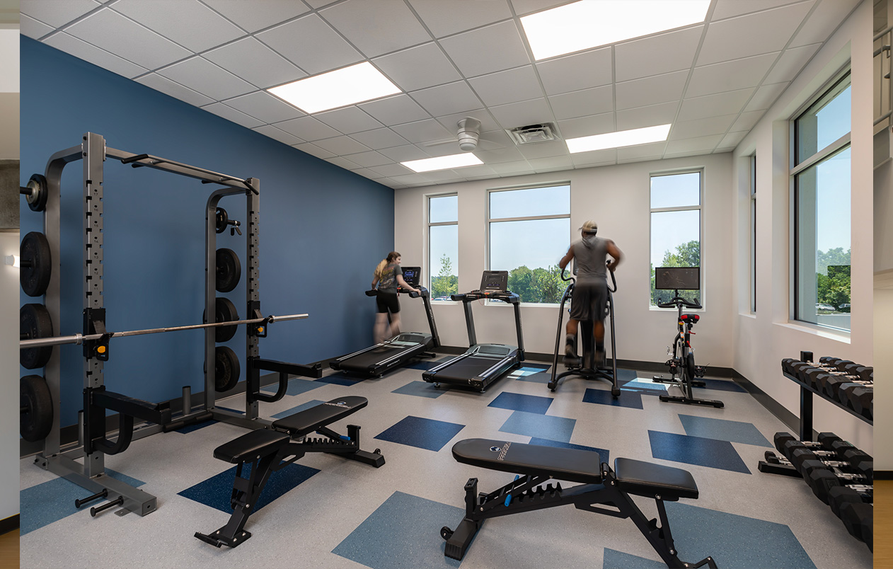 STAR EV interior workout room
