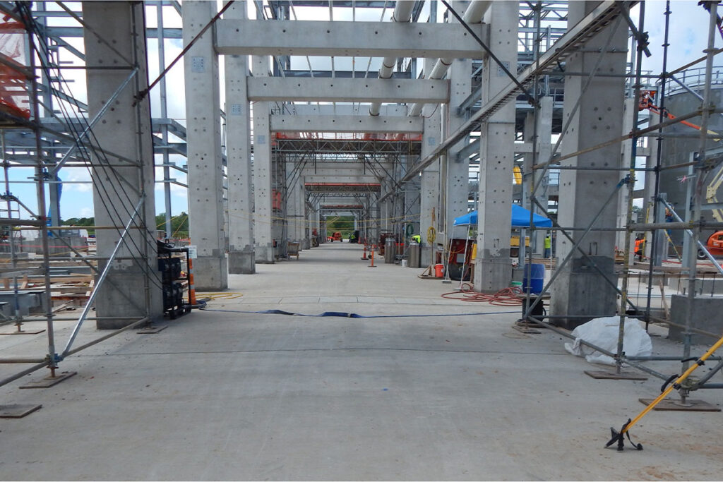 a photo of the DOW project worksite